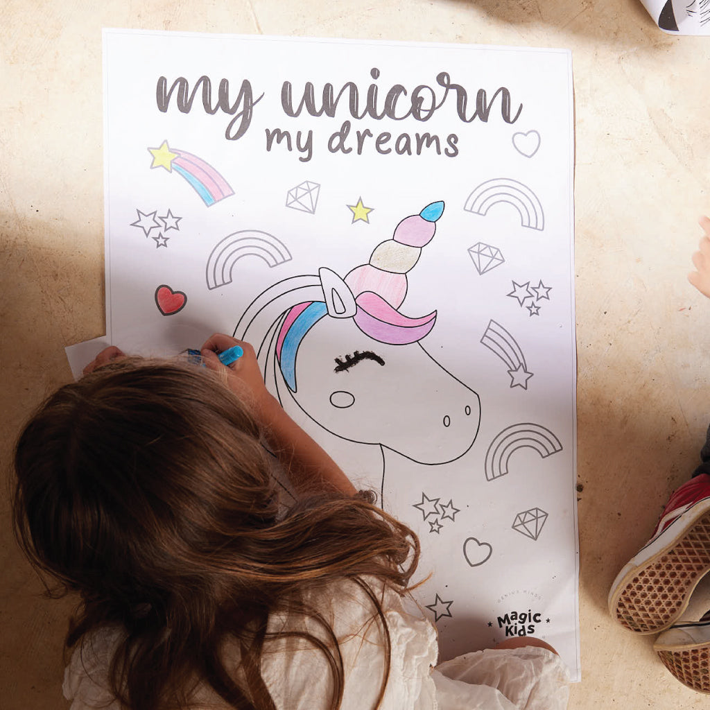 Crea tu propio póster de unicornio